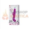 Vibrador con estimulador de clitoris USB y lanzador de liquidos